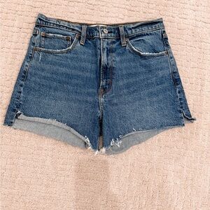 The 4” Mom Short High-Rise Classic Blue Denim Women’s Shorts